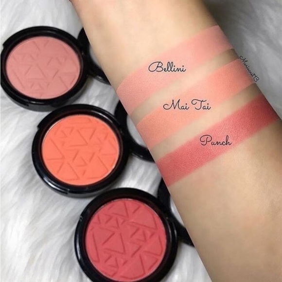 OFRA Baked Blush in "Mai Tai" *BNIB* and SLMISSGLAM Blush Brush TT04 Duo New - Picture 15 of 16